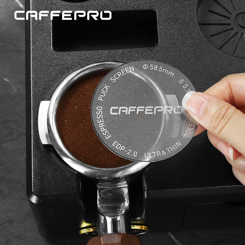 Coffee Equipment Set - Caffeepro Espresso Puck Screen Magnetisches Kit