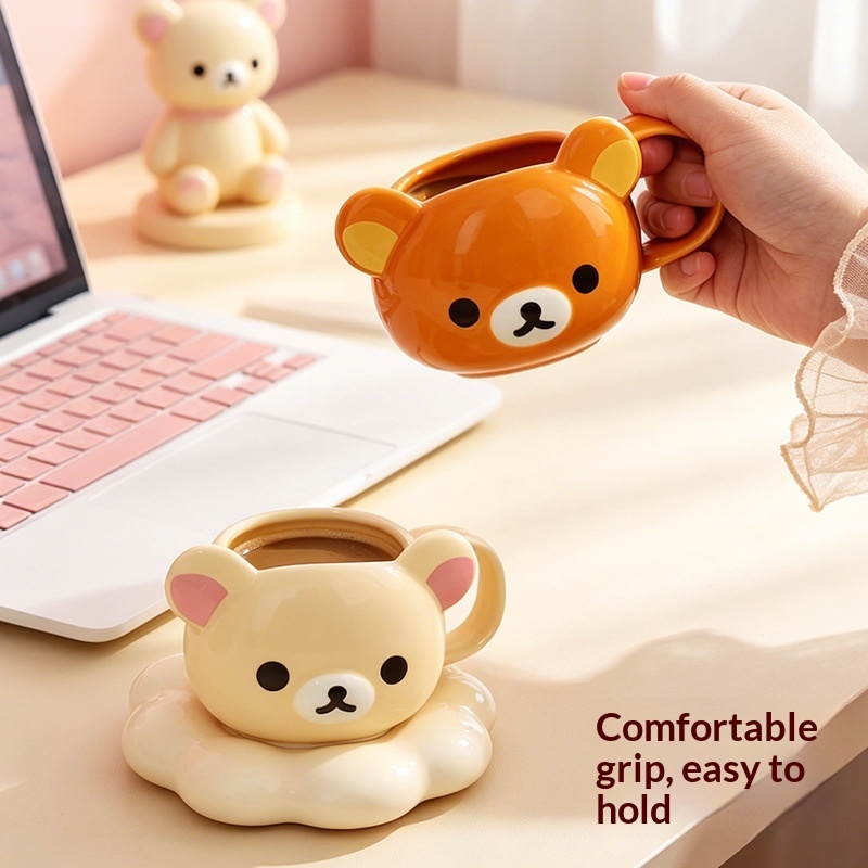Neue Rilakkuma Keramiktasse in – Coffee Equipment Set Bewertung und Preis