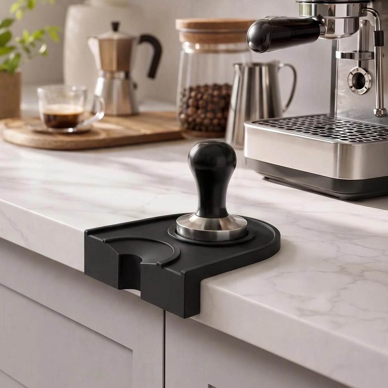 Kaffee-Tamper-Matte aus Siliko – Coffee Equipment Set Bewertung und Preis