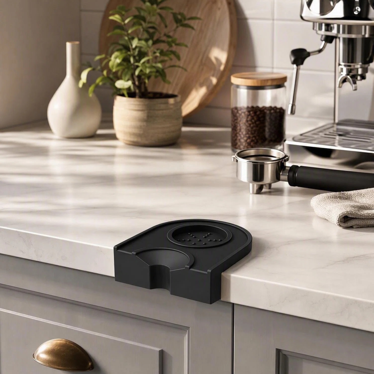 Kaffee-Tamper-Matte aus Siliko – Coffee Equipment Set Bewertung und Preis