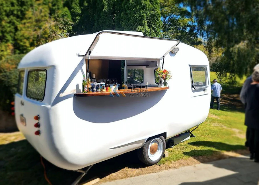 Voll ausgestatteter Caravan-Ba – Mobile Coffee Van Equipment Bewertung und Preis