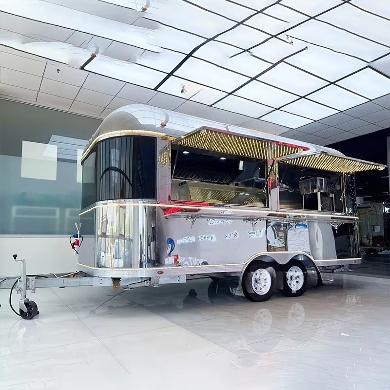 Maßgefertigter Foodtruck-Anhän – Mobile Coffee Van Equipment Bewertung und Preis